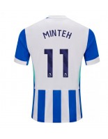 Moške Nogometnih dresov Brighton Yankuba Minteh #11 Domači 2025-26 Kratki rokavi Moške Nogometnih dresov Brighton Yankuba Minteh #11 Domači 2025-26 Kratki rokavi